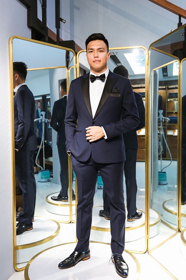 Bộ Tuxedo Xanh Đen Cho Chú Rể