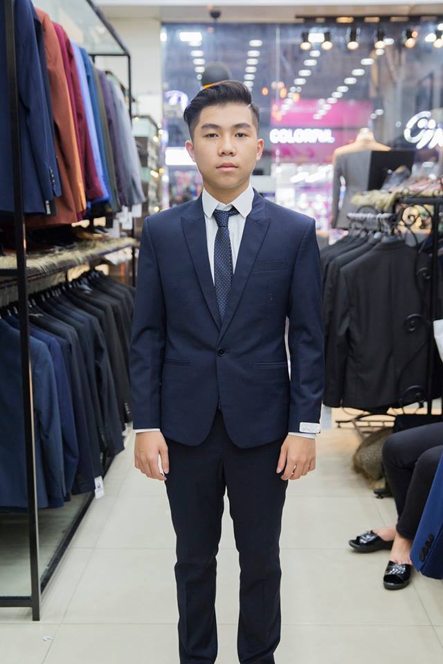 Bộ Vest Cưới Màu Xanh Navy  KH166