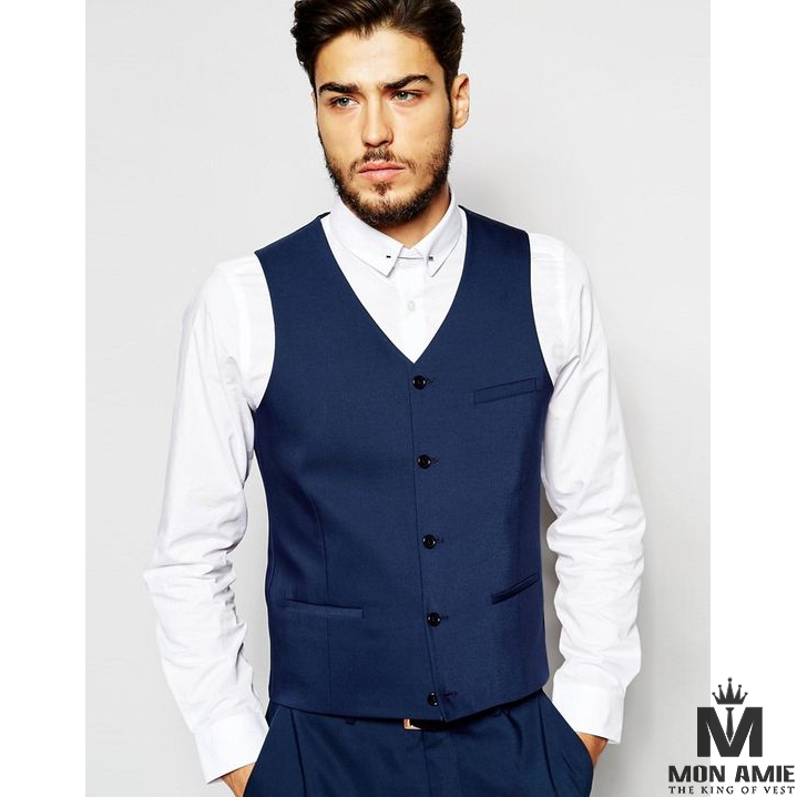 Amazon.com: Unotux 7pc Formal Boy Black Navy Blue Suit Tuxedo Bow Tie Vest  Set (S-20) (S:(0-6 Months)): Clothing, Shoes & Jewelry