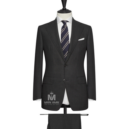 Charcoal  Notch Label Suit Suit 624DT60704