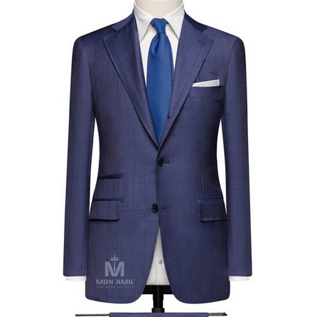 Dark Blue Notch Label Suit 71111DT7003