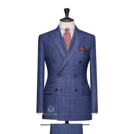Medium Blue Peak Label Suit 71123DT7003