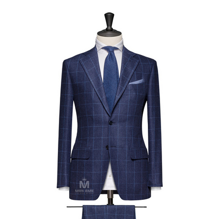 Medium Blue Notch Label Suit 6965CE0293