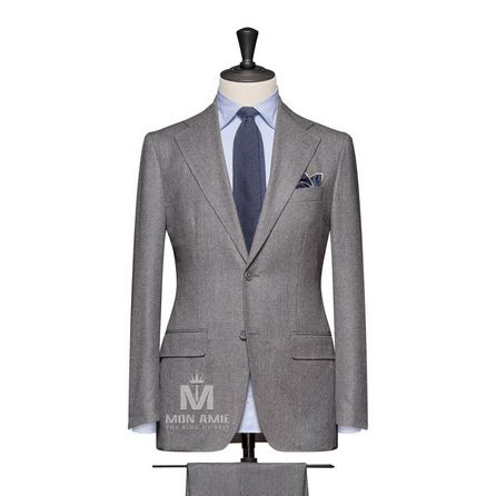 Medium Grey Notch Label Suit 523DT50738
