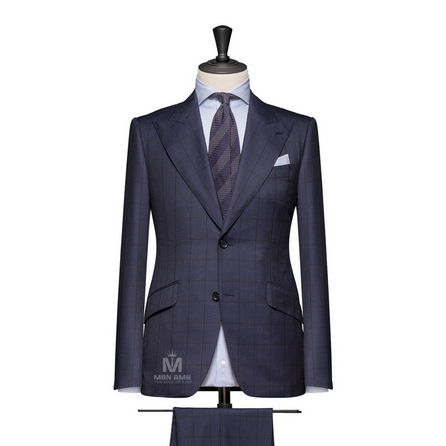 Midnight Blue Peak Label Suit 59517DT701