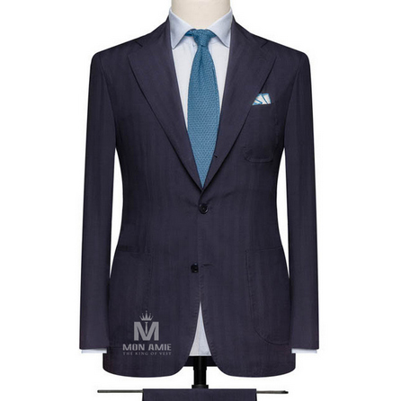 Midnight Blue Notch Label Suit 624DT60801