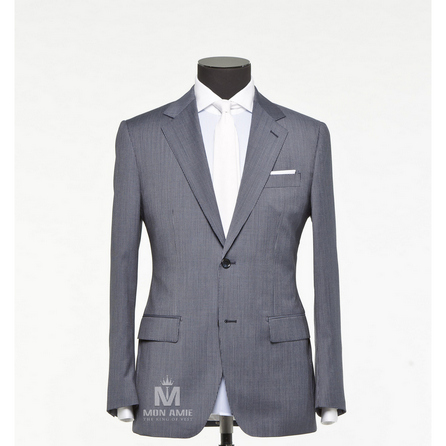 Stripes Grey Notch Label Suit 6965CE0309
