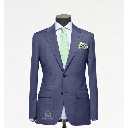Glencheck Blue Notch Label Suit 624DT60786