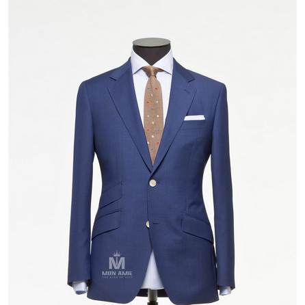 Houndstooth Blue Notch Label Suit 71106DT7005