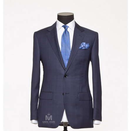 Glencheck Blue Notch Label Suit 624DT60828