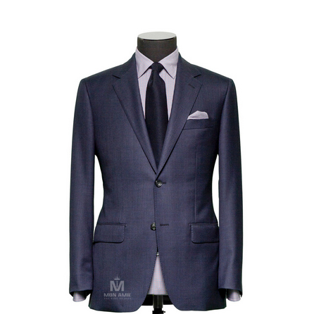 Plain Blue Notch Label Suit 6965CE0308