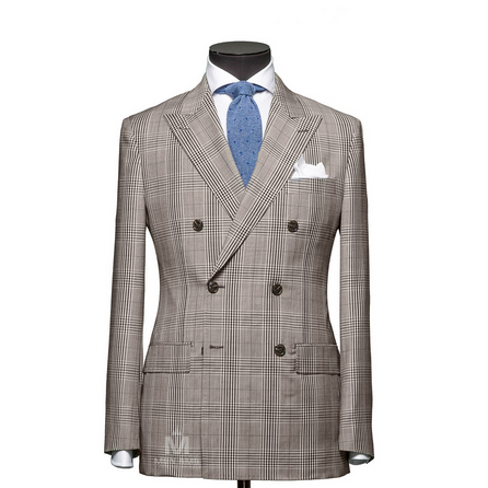 Glencheck Grey Peak Label Suit 71118DT7002