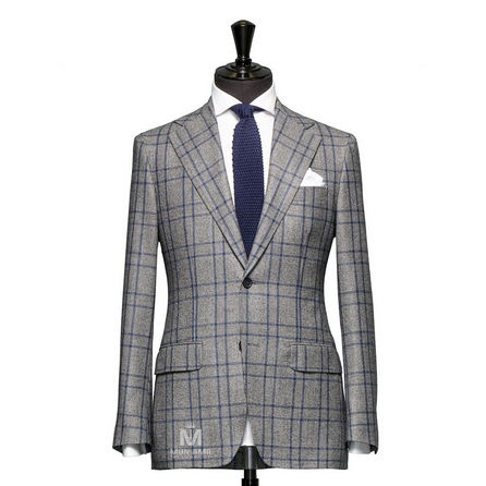 Glencheck Grey Notch Label Suit 703SB786