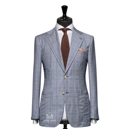Glencheck Blue Notch Label Suit 789DT70026