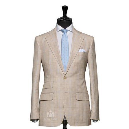 Glencheck Brown Notch Label Suit 13DT501502