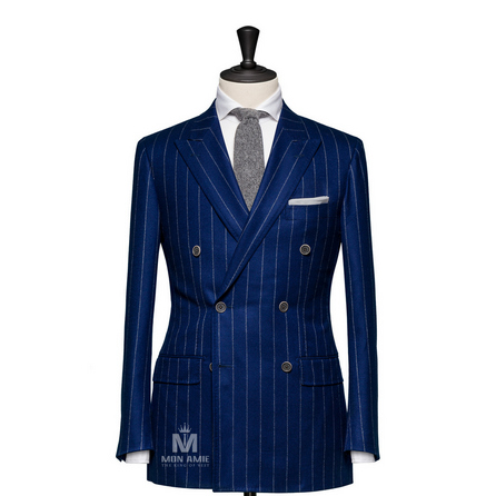 Stripes Blue Peak Label Suit 147DT100610
