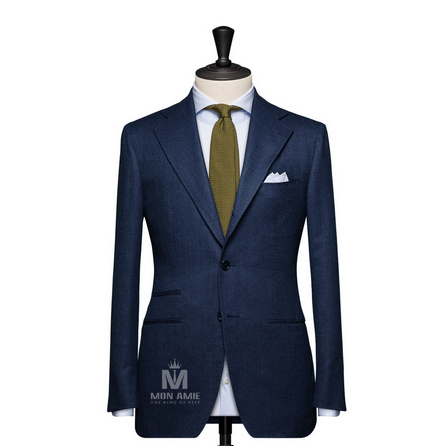 Plain Blue Notch Label Suit 2080CE0038