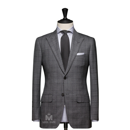 Glencheck Grey Notch Label Suit 789DT70058