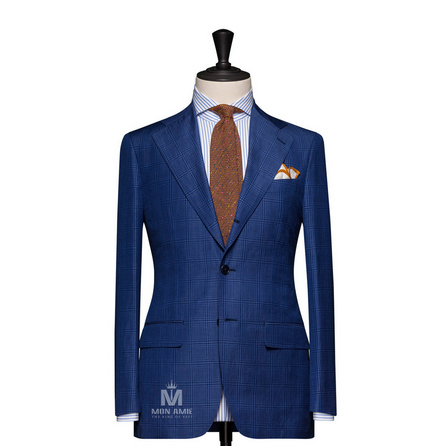 Glencheck Blue Notch Label Suit 71111DT7002