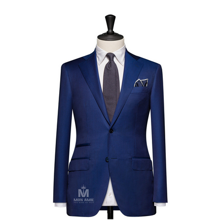 Plain Blue Notch Label Suit 624DT60805