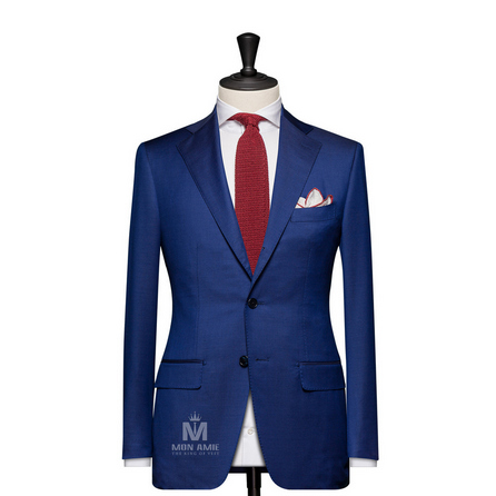 Plain Blue Notch Label Suit 625DT60915