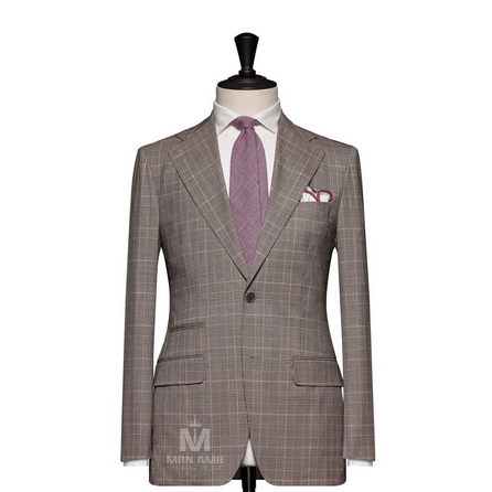 Glencheck Grey Notch Label Suit 59506DT602