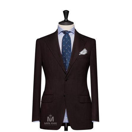 Plain Brown Notch Label Suit 1134ZCE0001