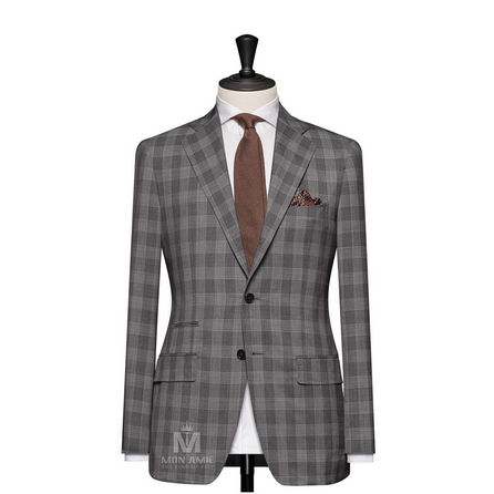 Glencheck Grey Notch Label Suit 71113DT7001