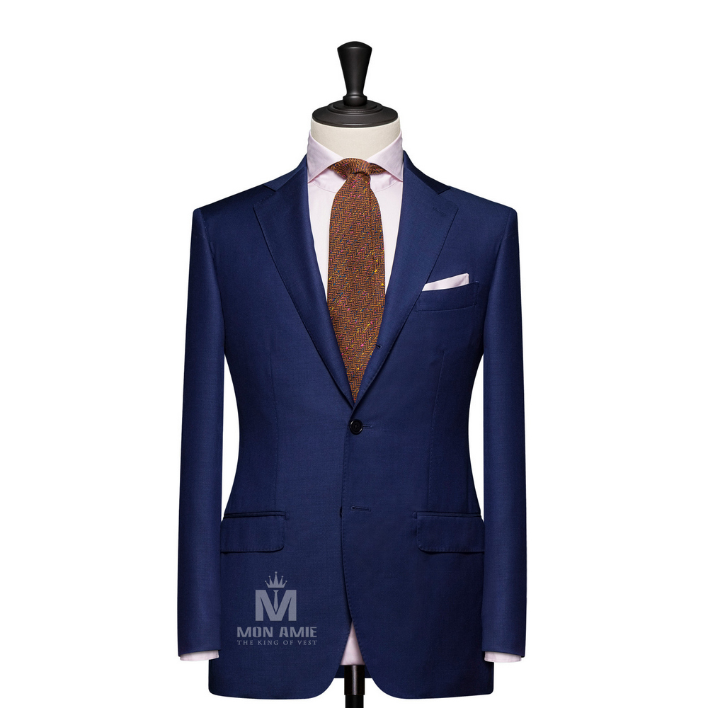 Plain Blue Notch Label Suit 625DT60914