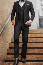 VEST 3 MẢNH DARK GREY - Ảnh 3