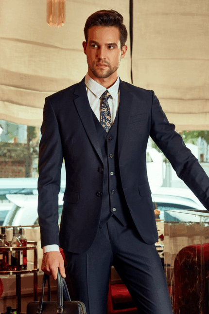 VEST 3 MẢNH DARK GREY