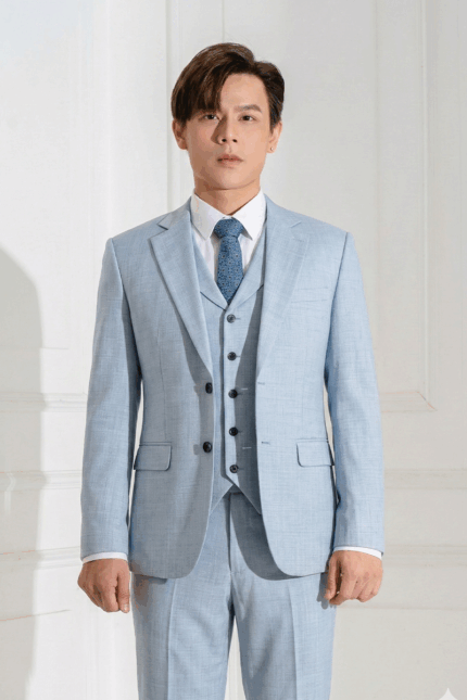 VEST 3 MẢNH LIGHT BLUE