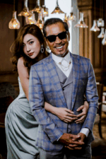 VEST 3 MẢNH XÁM CARO XANH - Ảnh 5