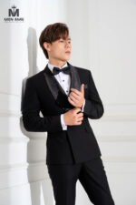 VEST 3 MẢNH TUXEDO ĐEN - Ảnh 7