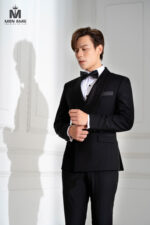 VEST 3 MẢNH TUXEDO ĐEN - Ảnh 3