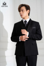 VEST 3 MẢNH TUXEDO ĐEN - Ảnh 6