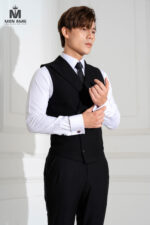 VEST 3 MẢNH TUXEDO ĐEN - Ảnh 8
