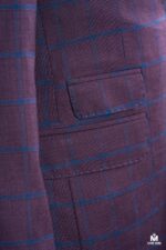 VEST 3 MẢNH RAISIN BLUE PLẠID - Ảnh 5