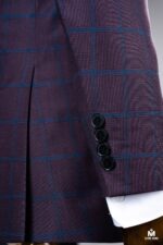 VEST 3 MẢNH RAISIN BLUE PLẠID - Ảnh 3