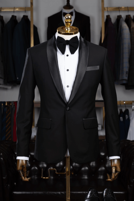 [THUÊ/RENT] VEST 2 MẢNH TUXEDO ĐEN