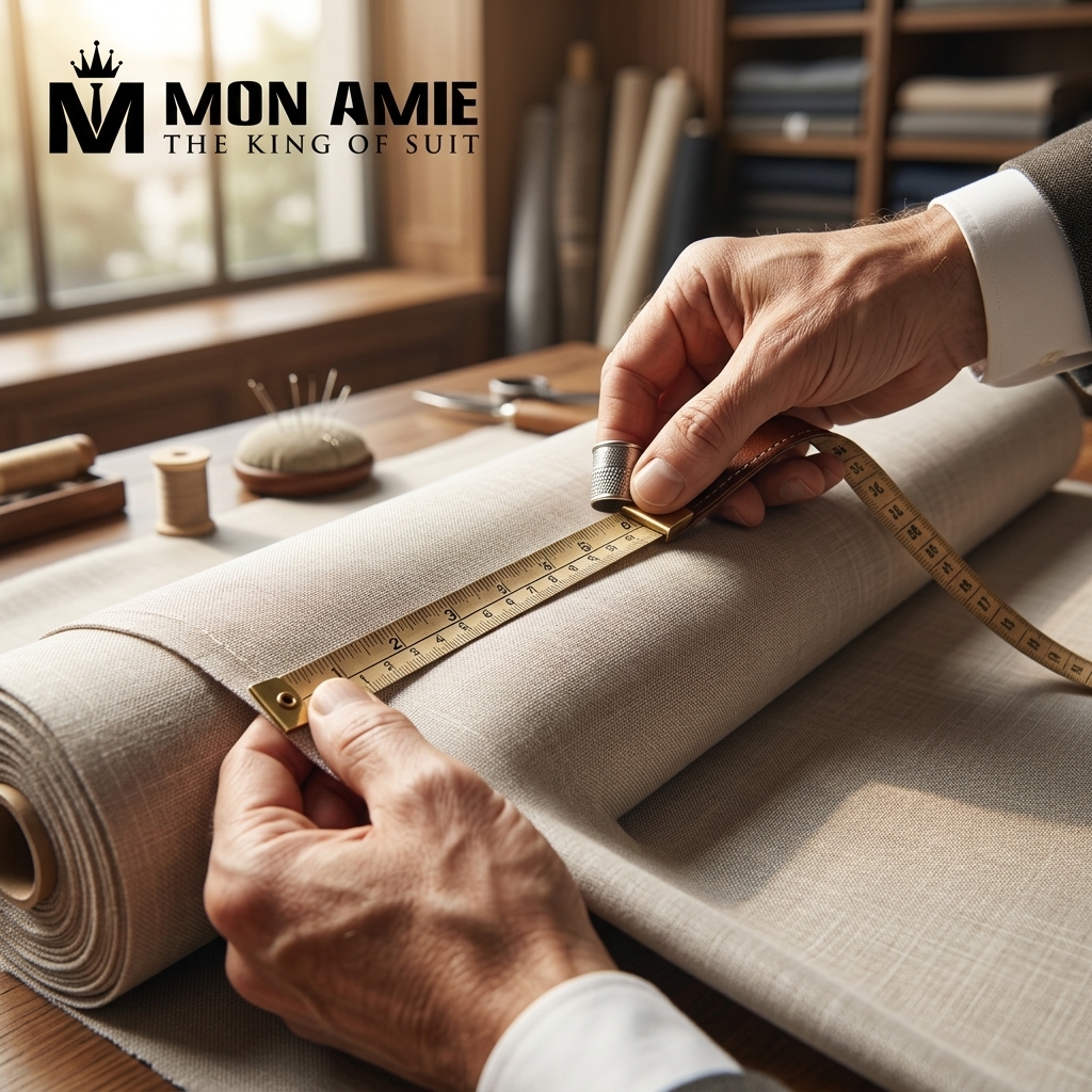 vải suit cưới mùa hè chất liệu wool mỏng siêu nhẹ