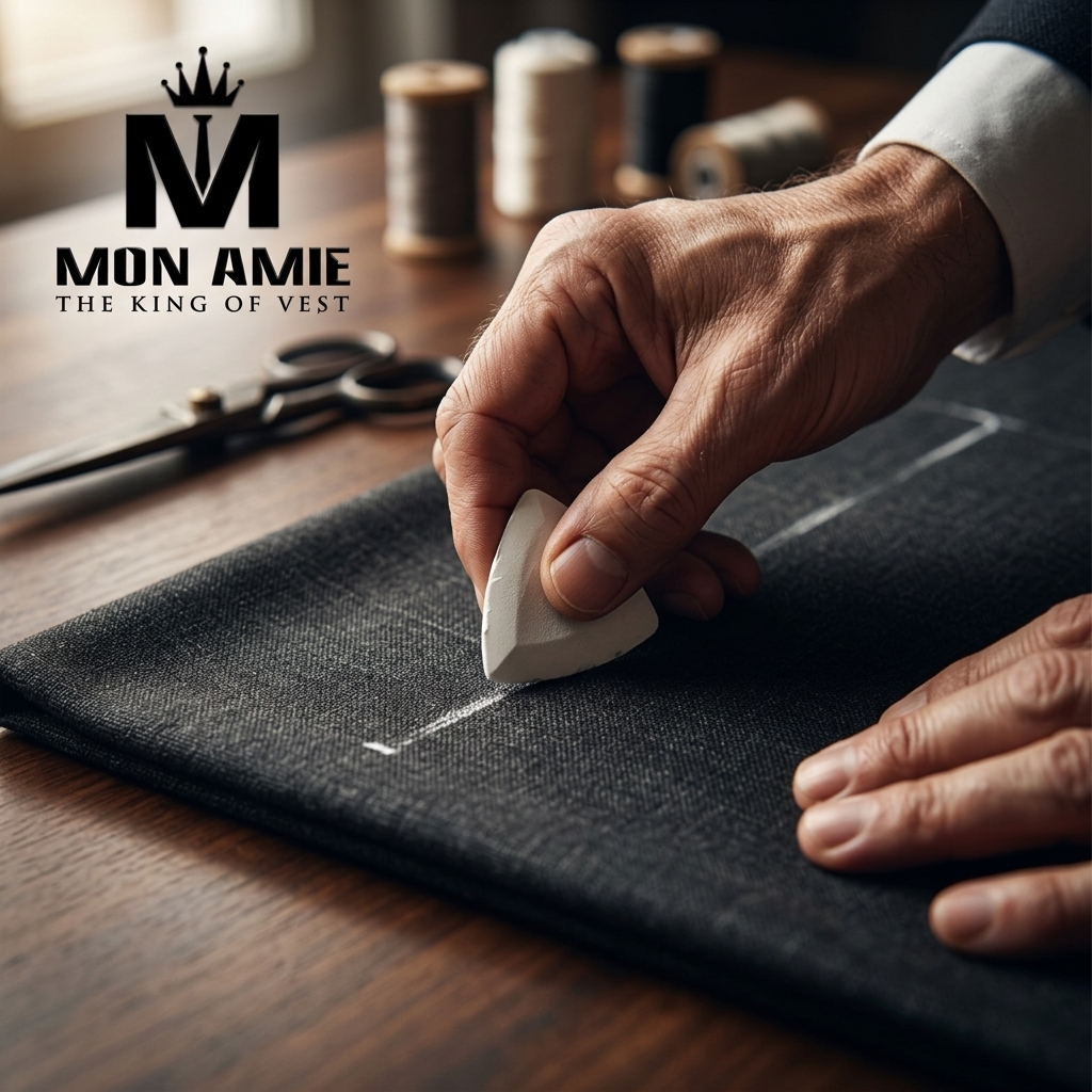may suit cưới tphcm nghệ nhân may đo thủ công