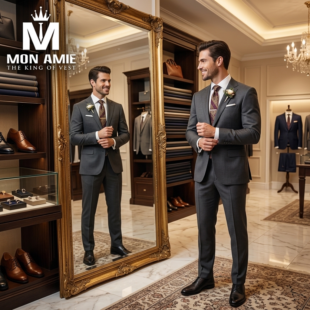 may suit cưới tphcm chú rể lịch lãm