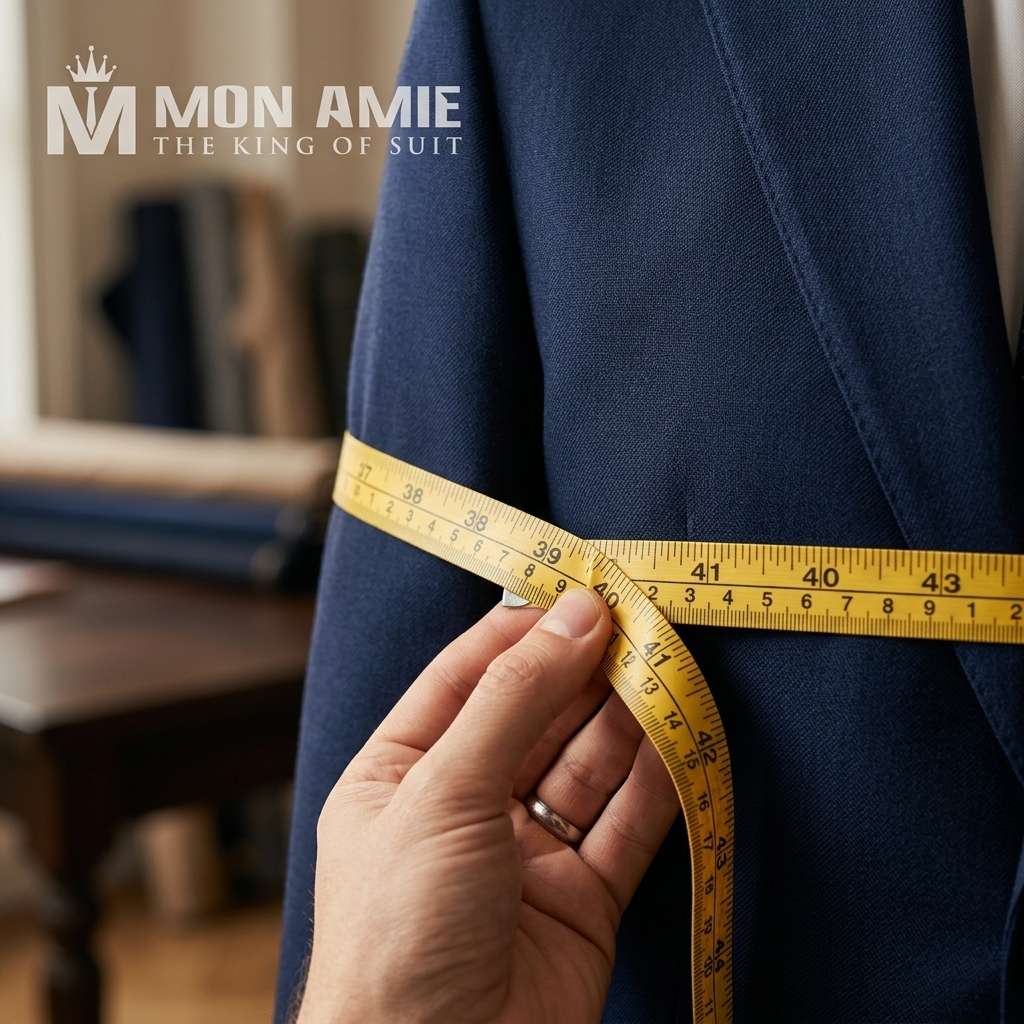 size suit nam và cách đo vòng ngực chuẩn xác