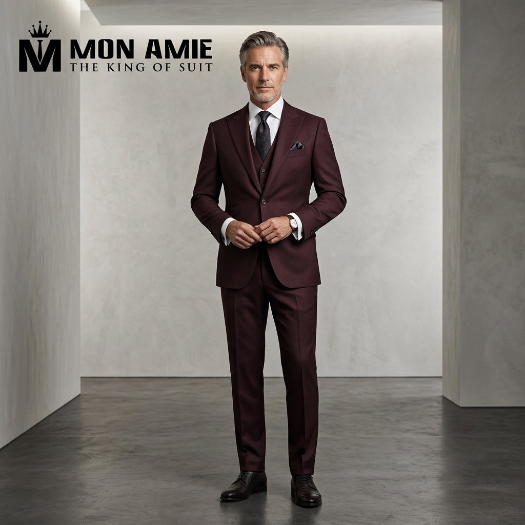 Chi tiết măng sét và cổ áo khi phối sơ mi với suit