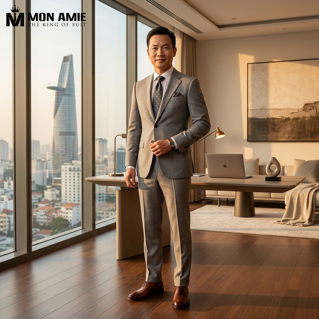 suit Ý phong cách Sprezzatura lịch lãm