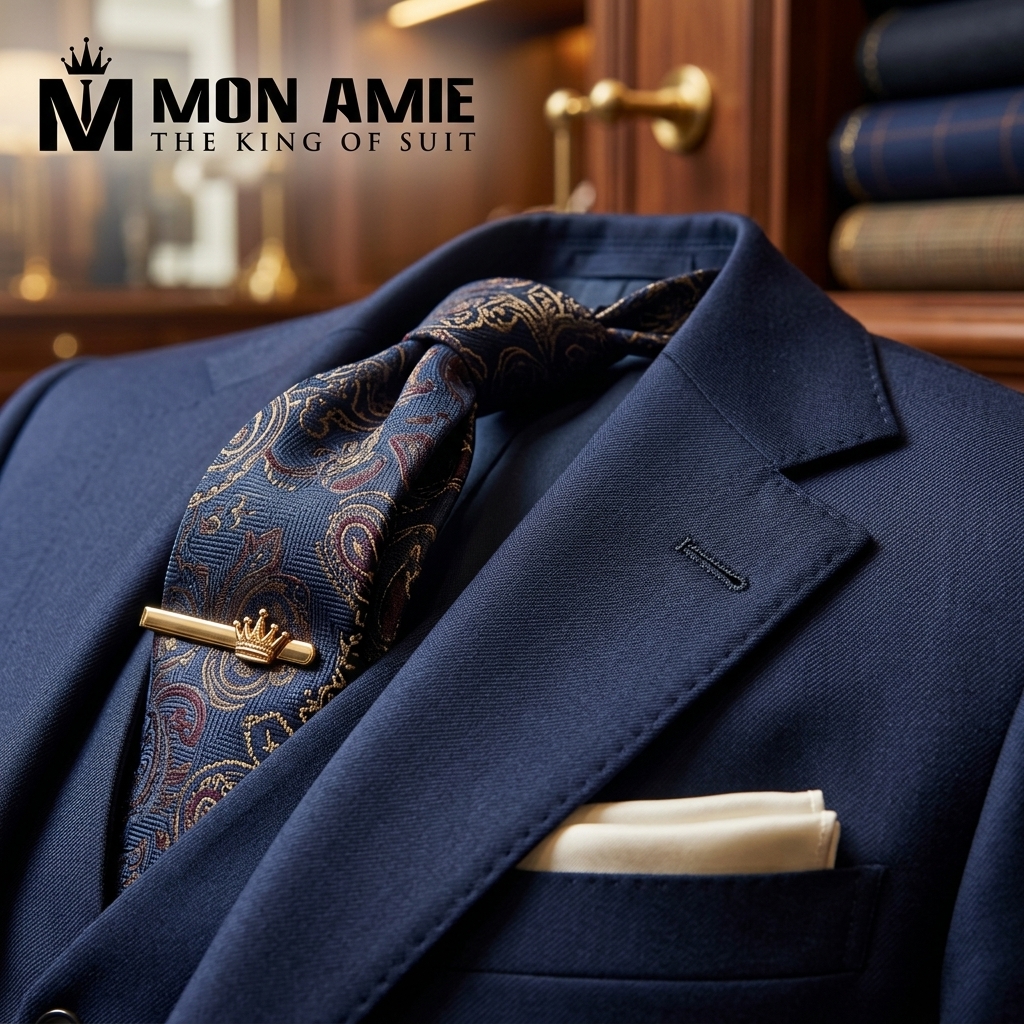 suit may sẵn cao cấp với chi tiết tinh xảo