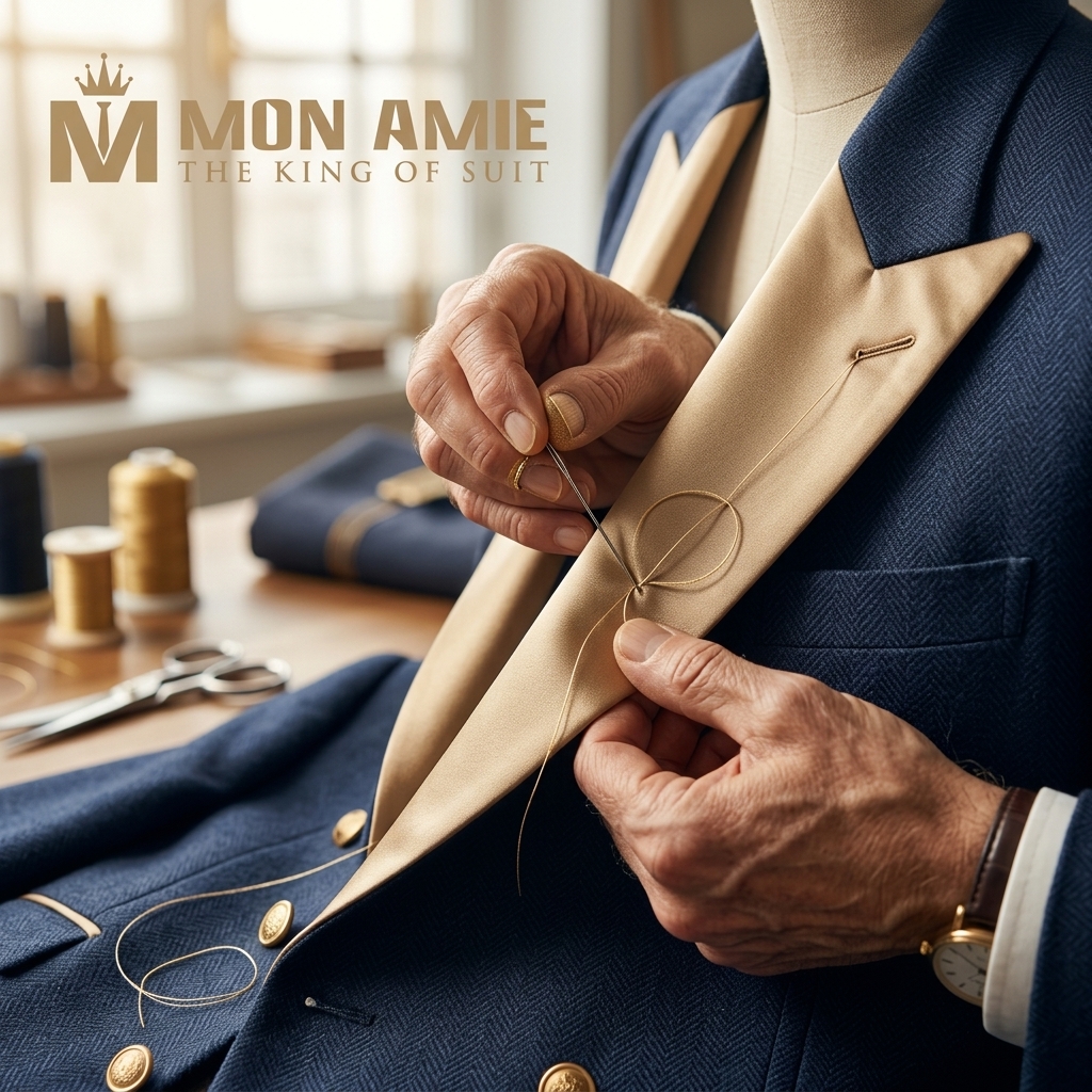 giá may suit cưới và kỹ thuật may đo thủ công tinh xảo