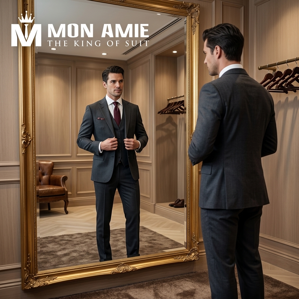 giá may suit cưới chất lượng cao tại showroom Mon Amie