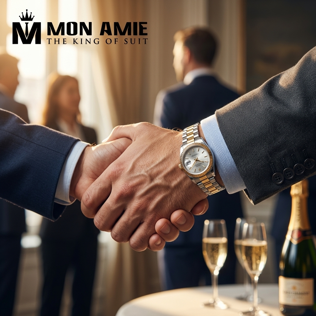 suit gặp khách hàng thiết kế sang trọng chuẩn mực